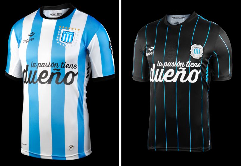Topper presenta la nueva camiseta de Racing - DossierNet